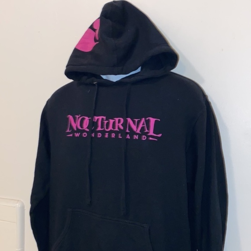 Unisex Nocturnal Wonderland Music Festival 2014 Black Pullover Hooded Sweatshirt - Picture 4 of 12